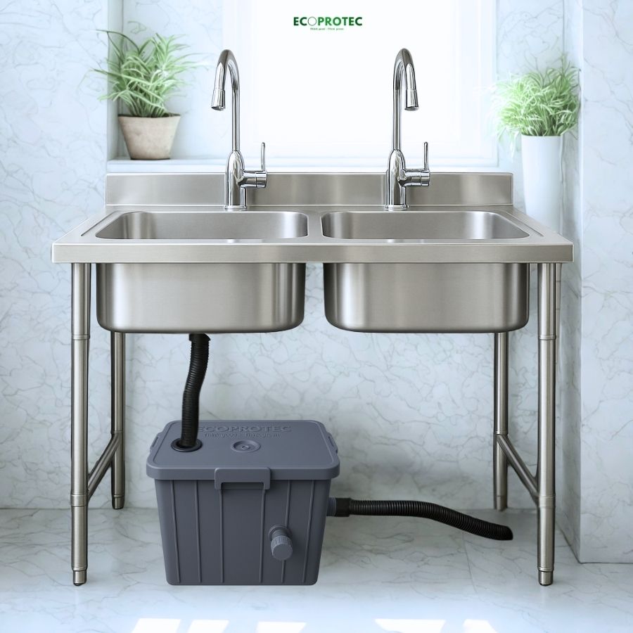 BỂ TÁCH DẦU MỠ ECOPROTEC 30L - Ảnh 4