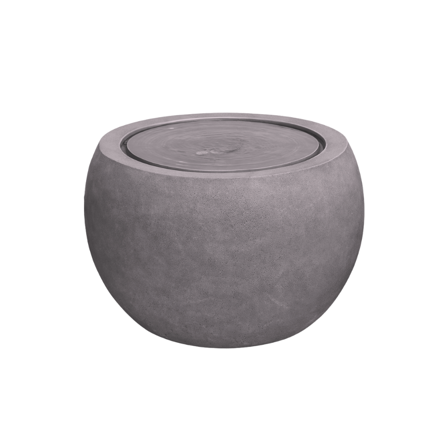 Round Composite Water Fountain – A Refined & Modern Outdoor Decorative Solution