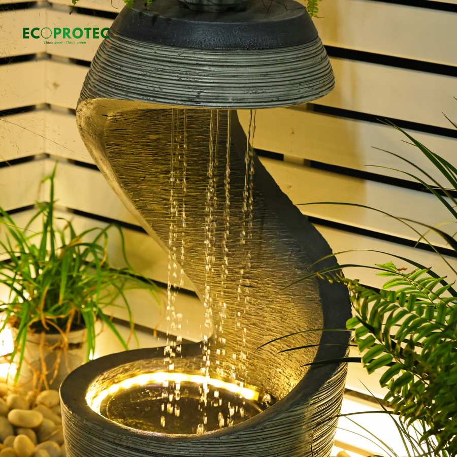 S-Shaped Composite Decorative Waterfall – A Modern Indoor & Outdoor Landscape Highlight - Ảnh 6