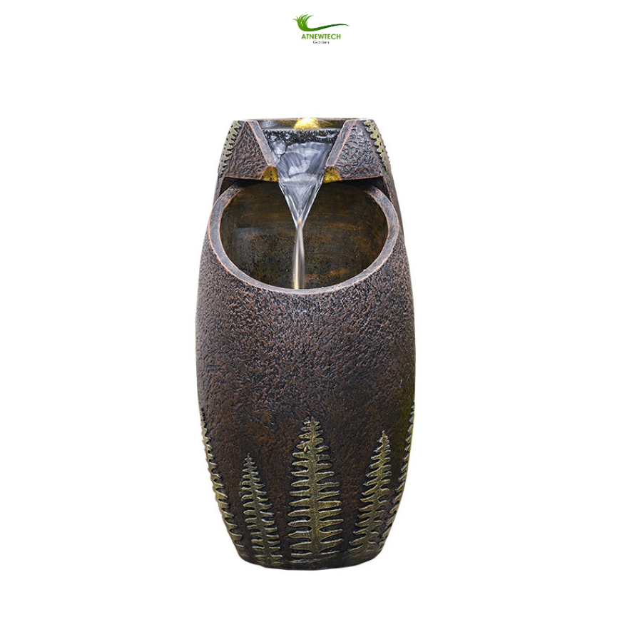 (TN03) Composite FRP Waterfall – A Modern Indoor & Outdoor Decorative Solution for Apartments and Townhouses
