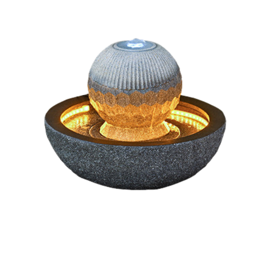 Compact TN05 Waterfall – Water Fountain & LED Lighting for Modern Apartments and Balconies